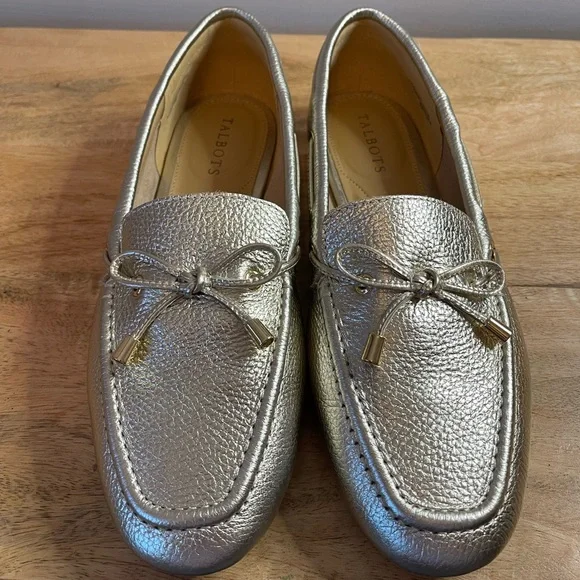 Talbots women’s metallic loafers size 8M - Picture 4 of 7